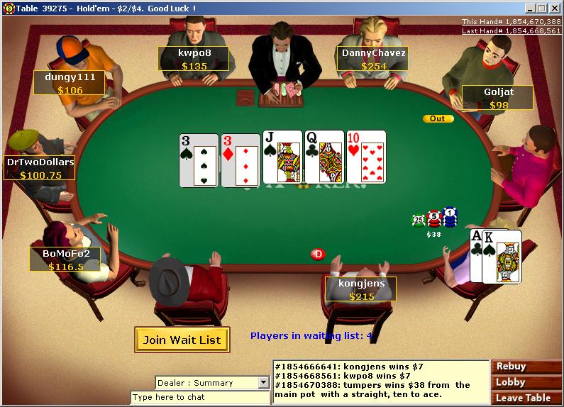 Online Poker Gratis
